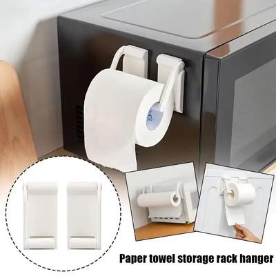 Inspired Finds Magnetic Punch Free Paper Towel Holder And Kitchen Storage Rack Magnetic Punch Free Paper Towel Holder And Kitchen Storage Rack