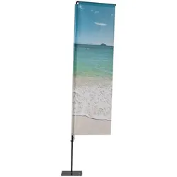 Showdown Displays Fahnenmast »Beachflag Alu Rechteck 460 cm« - ohne Bezug