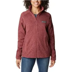 COLUMBIA Damen Rolli W Sweater Weather Full Zip, Größe M in Rot Rot