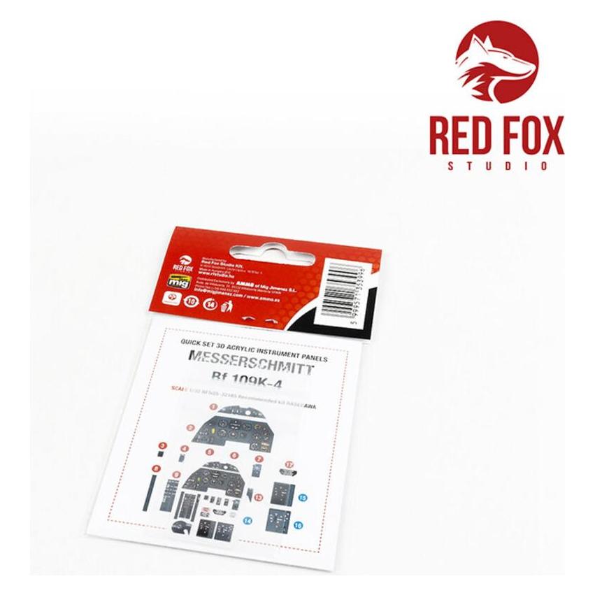 Red Fox 1/32 Messerschmitt Bf 109K-4 (for Hasegawa kit) (RFSQS-32185)