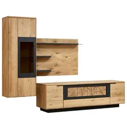 Wöstmann Wohnwand WM 1910 Holz Braun Wildeiche