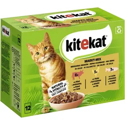 Kitekat Multipack Markt-Mix in Gelee | 48x 85g