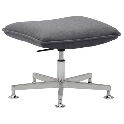 Fußhocker MAYER SITZMÖBEL "myCOSYWORXX Hocker 2427", grau, B:57cm H:42cm T:54cm, 100% Polyester, Hocker, Fußhocker, besonders bequem gepolstert