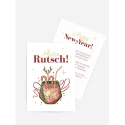 Neujahrskarten selbst gestalten mit Spruch und Fotos im Onlinedesigner bei Meine-Kartenmanufaktur.de