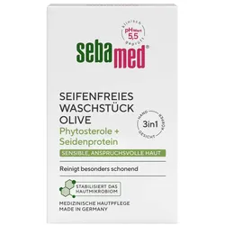 sebamed OLIVEN WASCHSTÜCK seifenfrei  150 g Seife