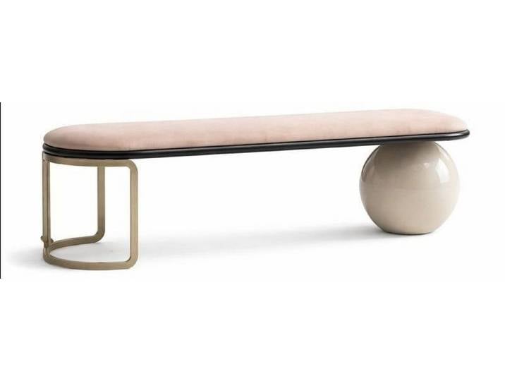 Xlmoebel Sitzbank Beige Designer-Sitzbank für modernes Esszimmer und Wohnzimmer (1-St., Designer-Sitzbank), Made in Europa