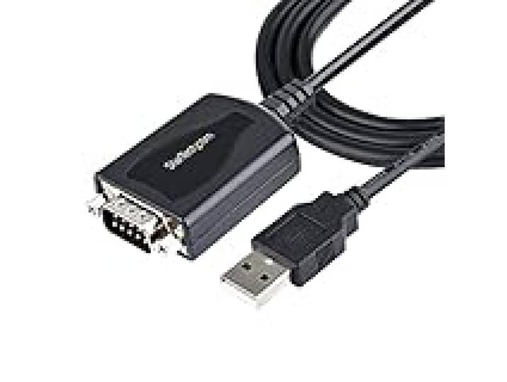 StarTech Câble USB vers RS232 1m, DB9 Mâle, Prolific (1P3FPC-USB-SERIAL)
