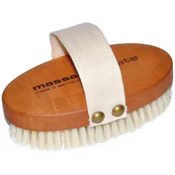 Bürstenhaus Redecker, Badezubehör, Körpermassagebürste mit Baumwollgurt