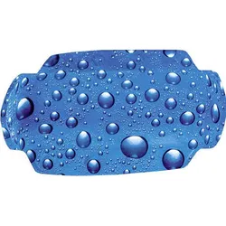 Kleine Wolke Nackenpolster Bubble, Marineblau 32x 22 cm