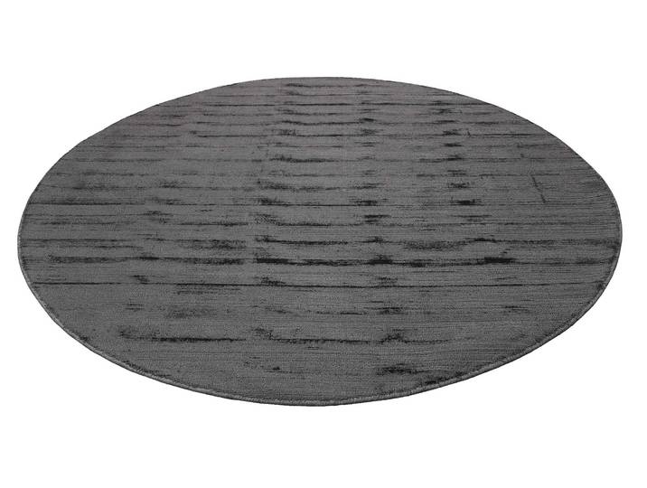 Teppich ESPRIT Gil, ESP-39954 , grau, H:8mm Ø:200cm, Polyester, Teppiche, Teppich, handgewebt, seidig glänzend, schimmernde Farbbrillianz, Melangeeffekt
