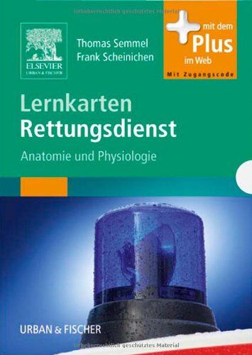 Thomas Semmel - Lernkarten Rettungsdienst: Anatomie und Physiologie - Preis vom 09.10.2026 07:28:09 h