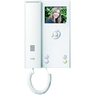 Ritto Video-Hausstation, Color Komfort, weiß, Farb-TFT-Display mit 89 mm Displaydiagonale