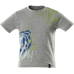 MASCOT Kinder T-Shirt Grau-meliert 128 - 18982-965-08-128 - Grau-meliert