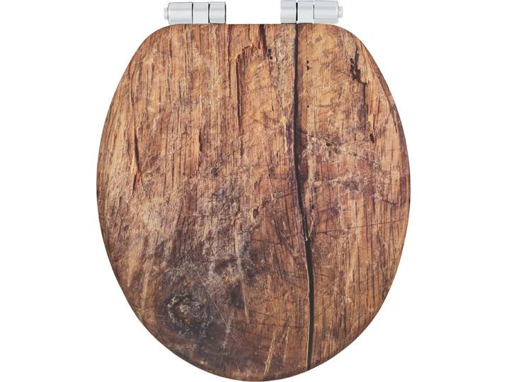 WC-Sitz Rustic Braun