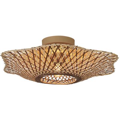 GOOD & MOJO Deckenleuchte "MADURO", braun, 1, Ø 44cm H: 13cm, Leuchten, Deckenleuchte