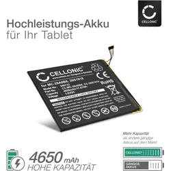 Cellonic Akku für Amazon Kindle Fire HD 8 (6. Generation) PR53DC, Smartphone Akku