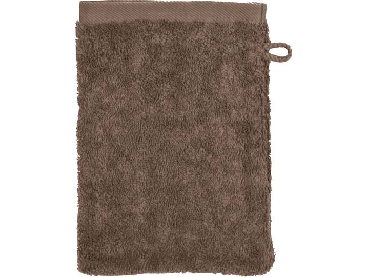 Waschhandschuh ROSS Sinfonie , grau (taupe), B:16cm L:22cm, Frottier, Handtücher, Waschhandschuh, in modernen Unifarben
