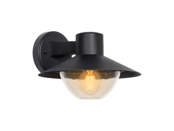 Led-Aussenleuchte Cosmos, Schwarz, Metall, 26x18x24 cm, RoHS, Europäischer Sicherheitsstandard, Lampen & Leuchten, Außenbeleuchtung, Außenleuchten