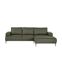 uno Ecksofa  Olmo , grün , Maße (cm): B: 275 H: 83 T: 173.0