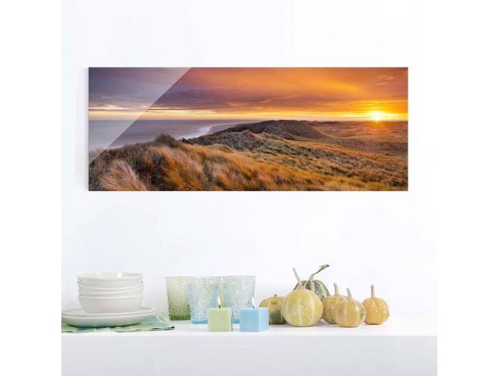 Tableau en verre Plage au lever du jour Matériau : Verre Motif : Avec motif Motif : Paysages & montagnes Type de verre : Verre de sécurité