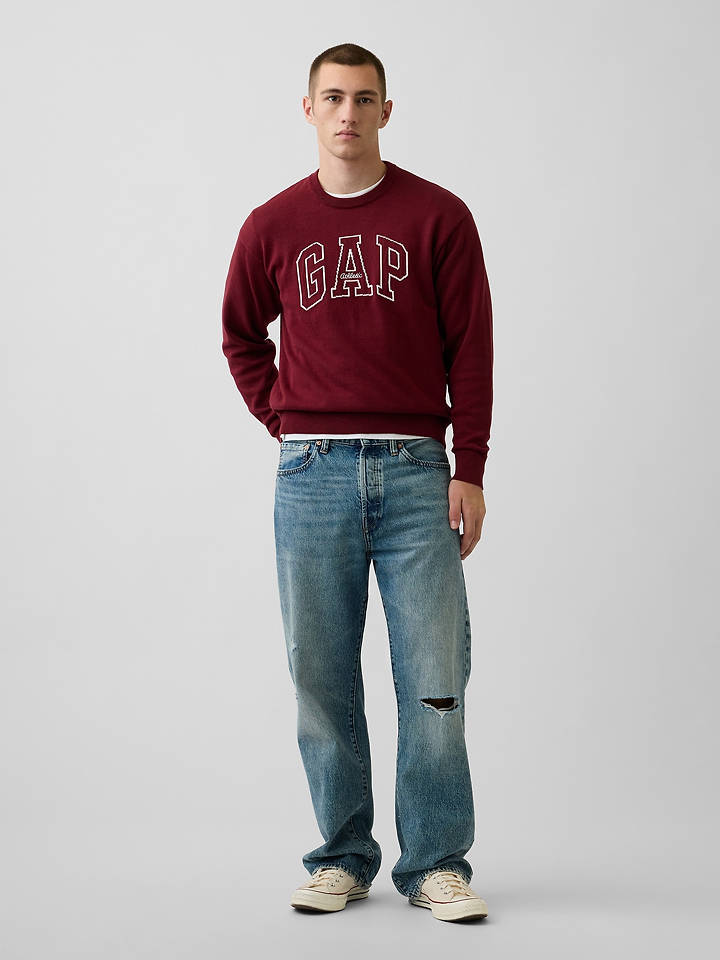 GAP Sweatshirt in Braunrot - S