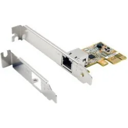 Exsys PCI-EXPRESS Ehternet Karte 1 Port inkl.LowProfileBügel,RealtekChipsatz (PCI-E x1), Netzwerkkarte