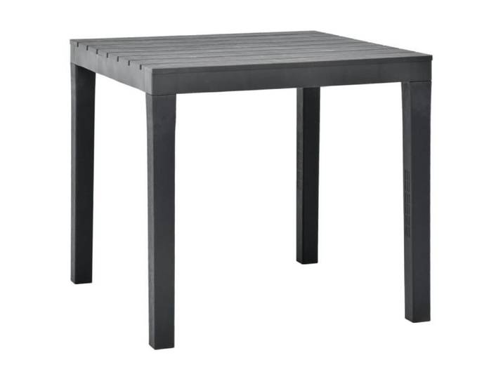 Table de jardin - VIDAXL - 78x78x72 cm - Plastique - Résistante aux intempéries - 4 personnes