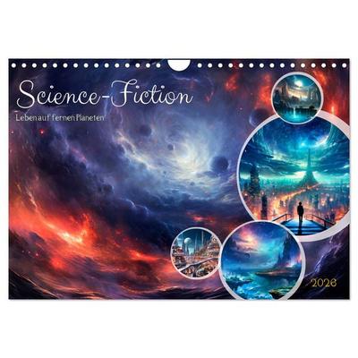 SCIENCE-FICTION Leben auf fernen Planeten (Wandkalender 2026 DIN A4 quer), CALVENDO Monatskalender