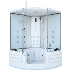 AcquaVapore Dampfdusche Whirlpool Dusche Duschkabine K70-WS-EH-EC 150x150cm 2K Scheiben Versiegelung