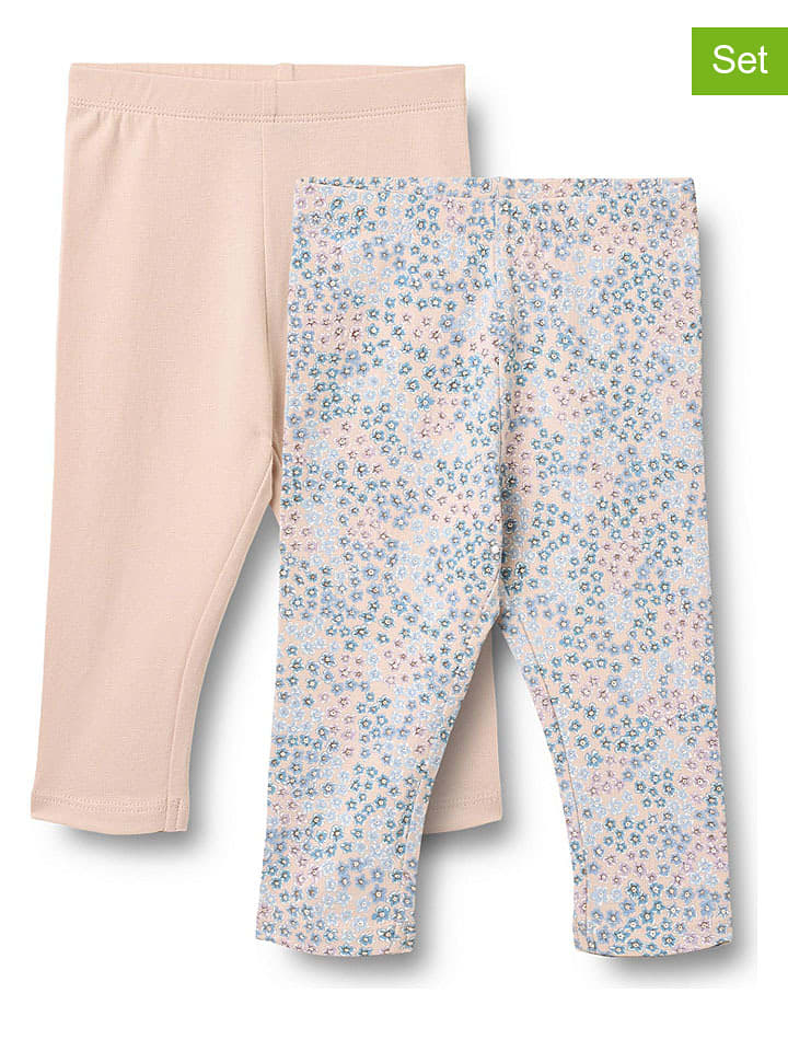 Wheat 2er-Set: Leggings "Jules" in Orange - 92