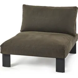 Serax Modulsofa Einzelelement 95 cm, braungrau
