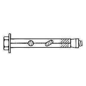 Haushalt ANCHOR BOLTS B 10X69 WITH METAL PINS, A (5 Schrauben pro Stück) (36518898)