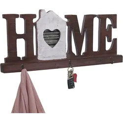 Wandgarderobe MCW-A91 Home, Garderobenpaneel, Landhaus Holz Metall