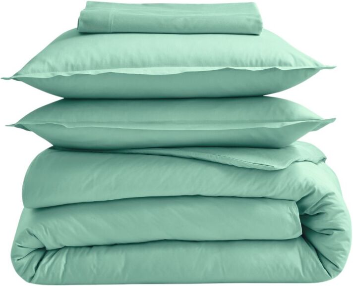 Drap housse percale Tradilinge JADE (Couleur :  Jade)