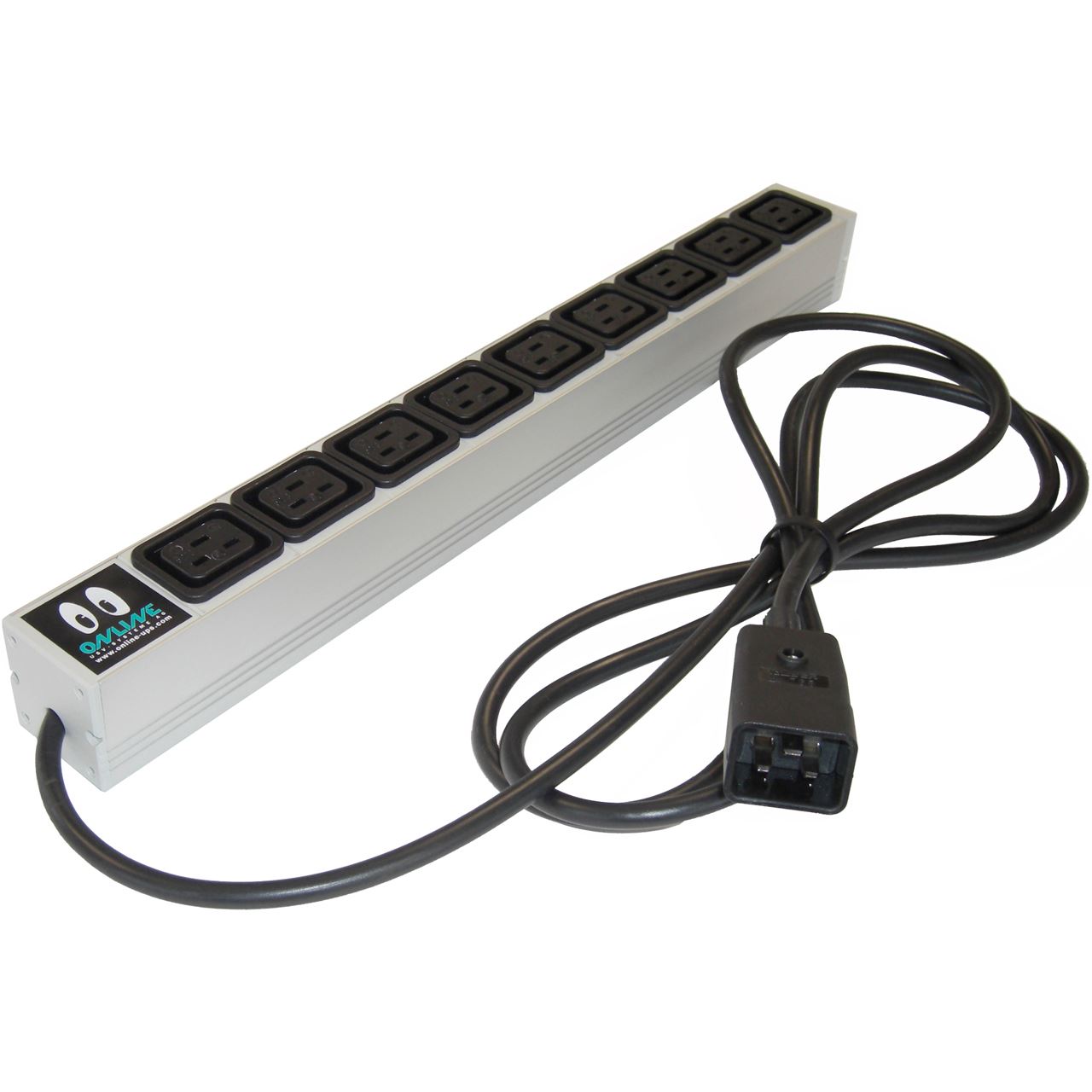 Online USV Systeme USV-Steckdosenleiste 9x (16A) Verteilerleiste für 19" Rack (IEC16A9IEC16A-RACK)