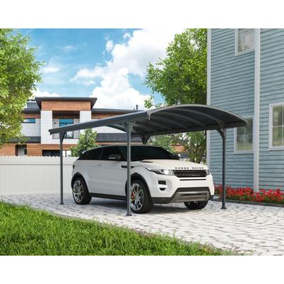 Einzelcarport PALRAM - CANOPIA "Vitoria", grau (anthrazit), B/H/T: 199cm x, Carports, 100% UV-geschützt