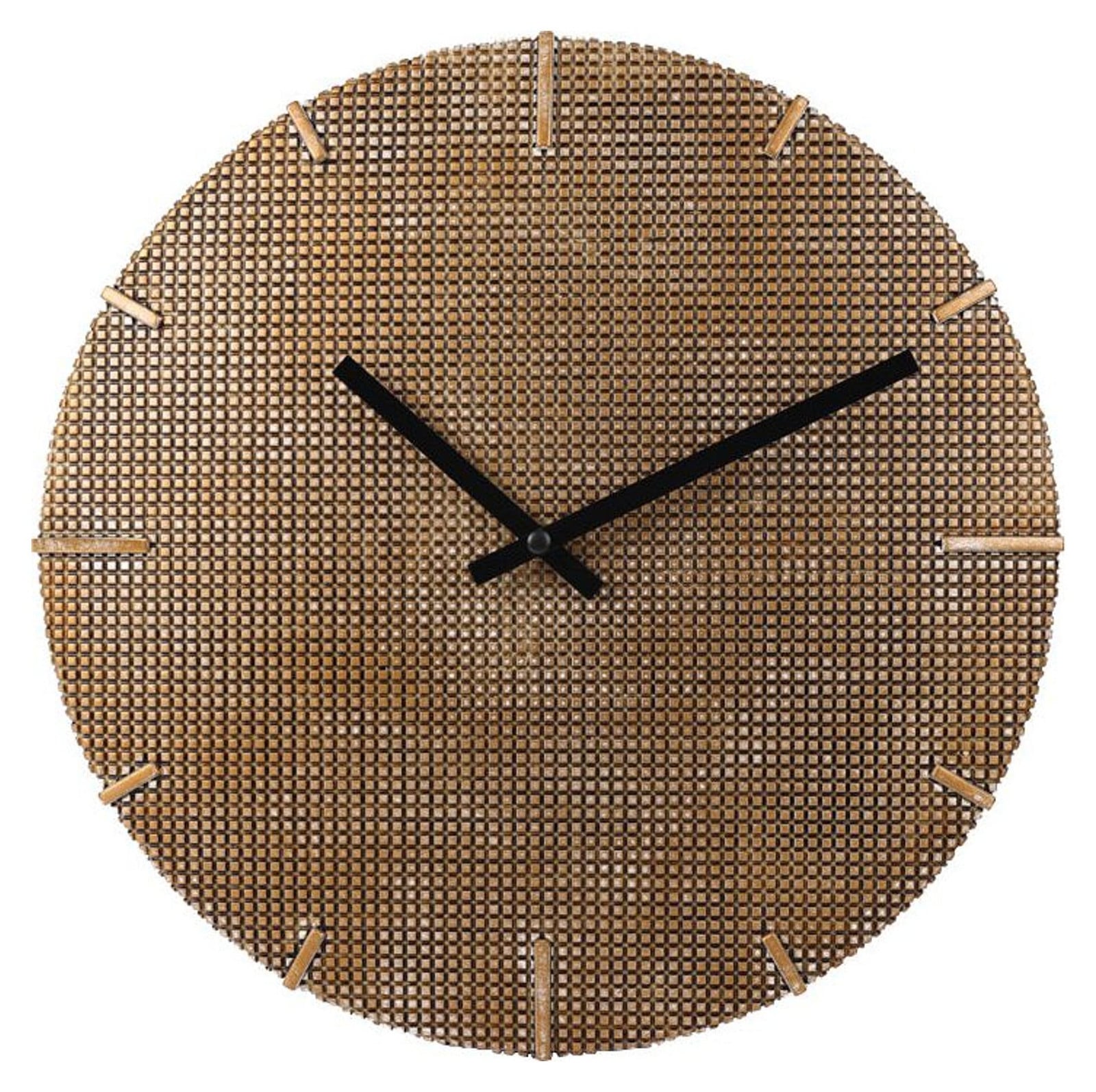 SensaHome Wandklok Boston – Luxe industrieel design – Brons – Ø30 cm