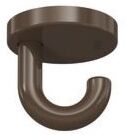 Hewi 477 Unterkopf-Haken 477.90.01584 50mm, umbra