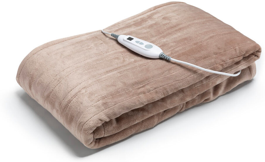 Fairmont Park Weylyn Heated Blanket Beige 130cm W X 80cm L