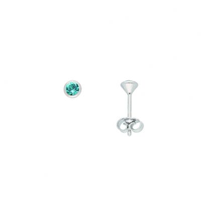 Paar Ohrstecker ADELIA´S "Damen Silberschmuck", blau, Ohrringe, Damen, Damen, Silber 925 (Sterlingsilber), 925 Sterling Silber mit Zirkonia Silberschmuck für Damen