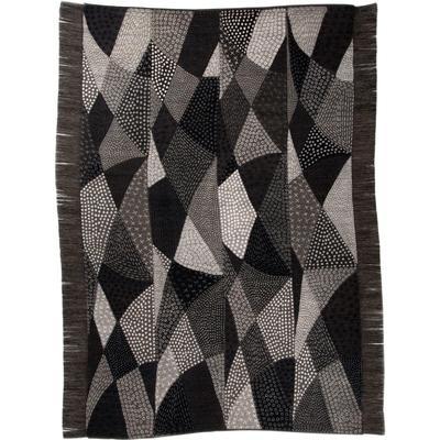Teppich DIE HAUSKUNST "Chiya Tiama 1" Gr. 33, grau, B:60cm H:4mm L:250cm, Baumwolle, Jute, Teppiche, Teppich, Flachgewebe, handgewebt, mit Fransen