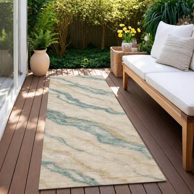 Addison Rugs Machine Washable Indoor/ Outdoor Contemporary Dell Chantille Rug