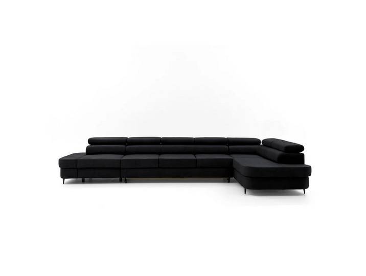 Muffo Ecksofa PRIAM XXL, Funktion Schlafen, elegante einfache Form