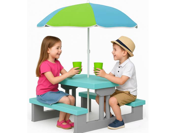 SPIELWERK Salon de jardin pour enfants Vert Menthe