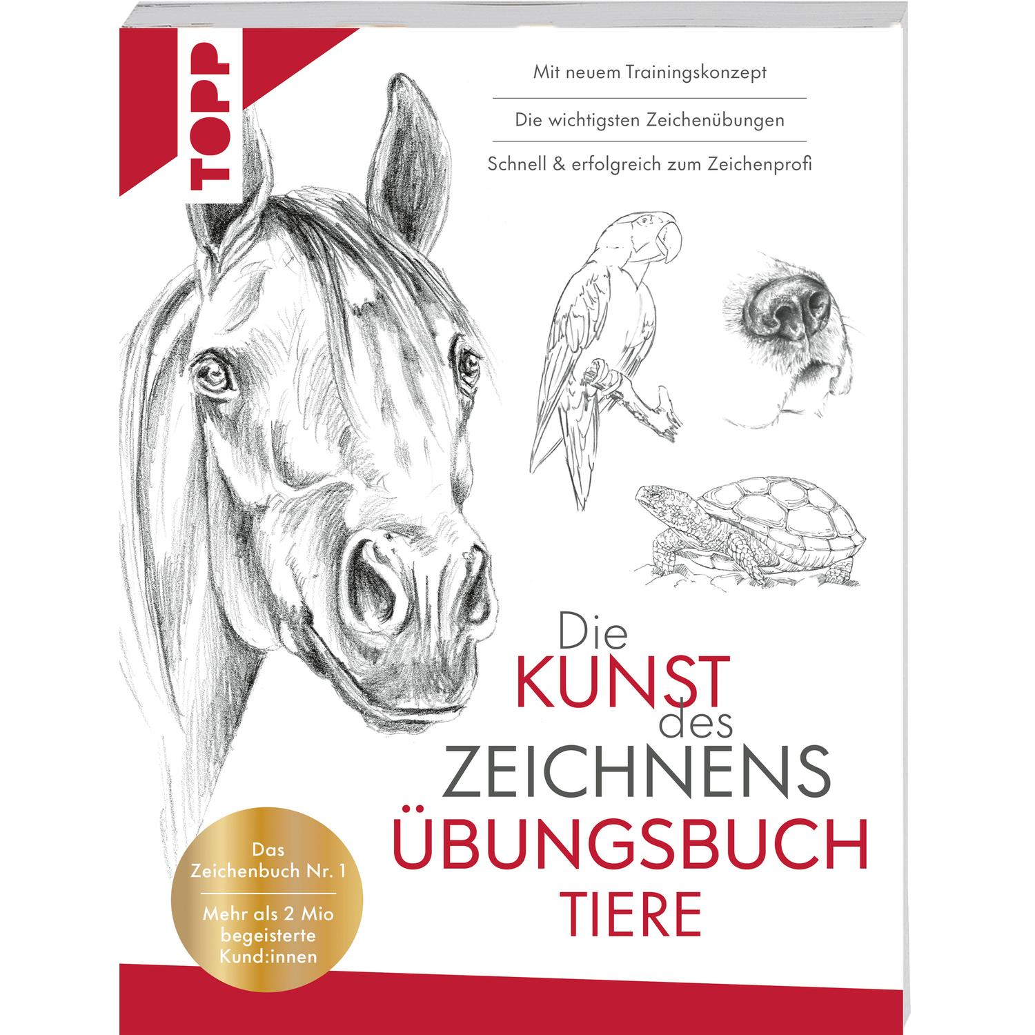 Buch "Die Kunst des Zeichnens Übungsbuch - Tiere"