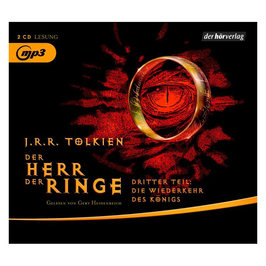 DHV Der Herr der Ringe. Dritter Teil - Die Wiederkehr des Königs (J. R. R. Tolkien, Deutsch) (86717-035-2)