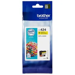 Brother Original LC424Y Druckerpatrone gelb 750 Seiten