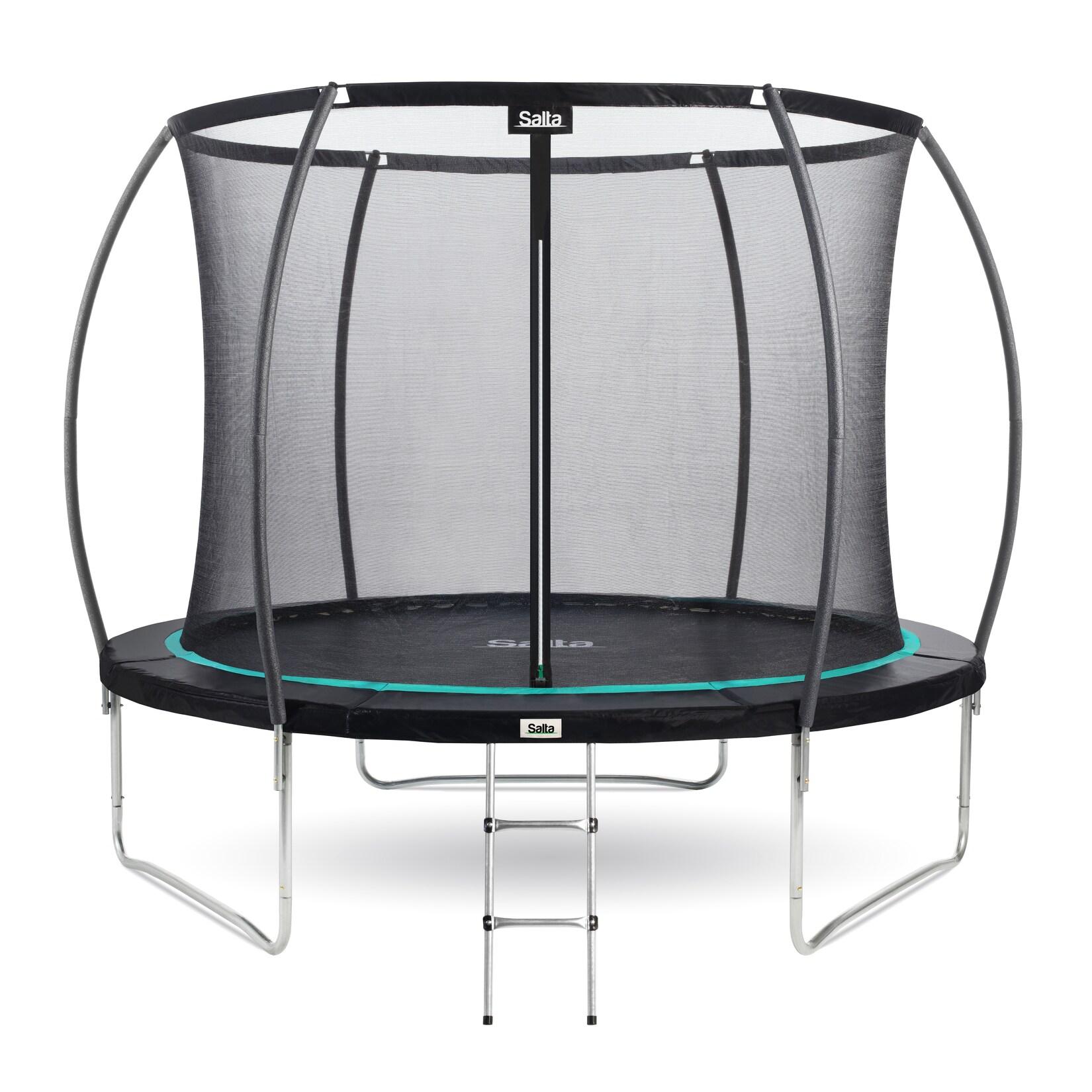 Salta Cosmos 305 cm - Schwarz Inklusive Leiter