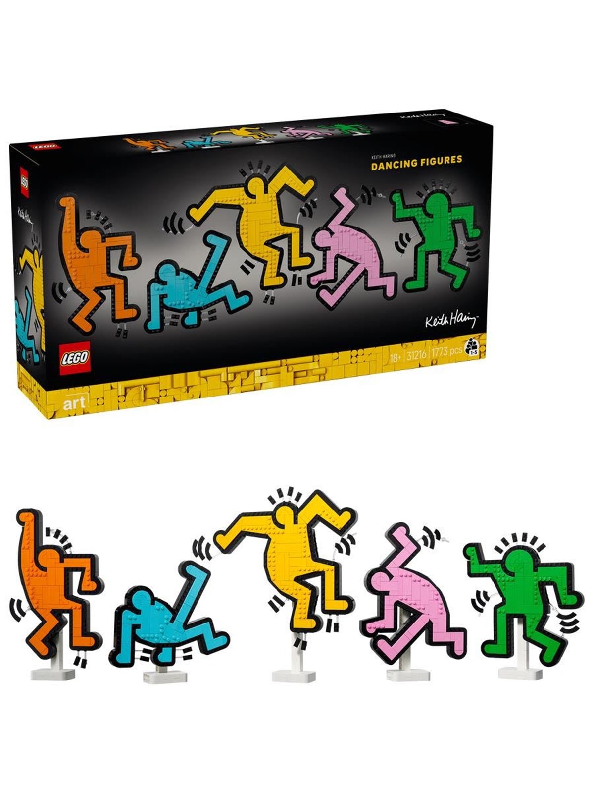 LEGO Art 31216 Keith Haring - Tanzende Figuren