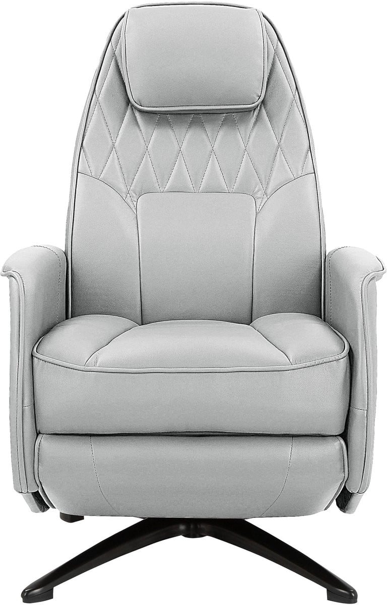 Notio Living Relaxfauteuil voor volwassenen in lichtgrijze stof